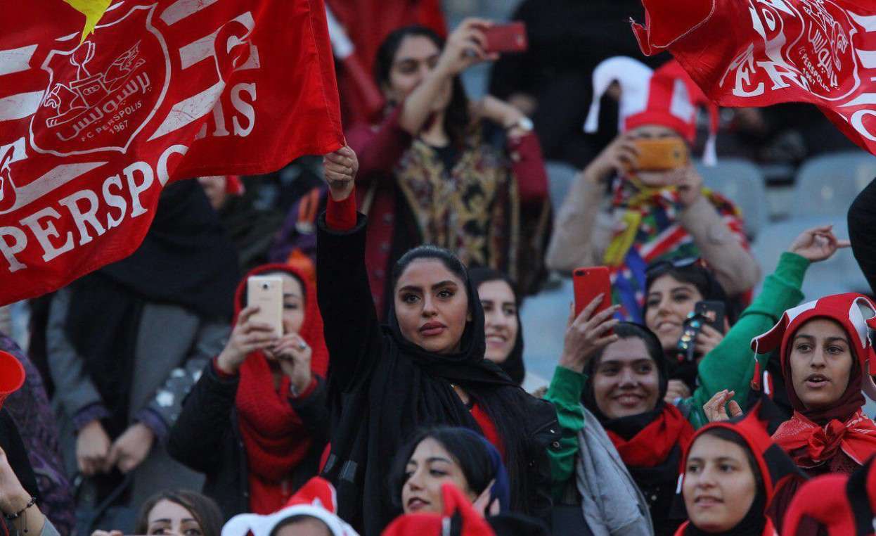 حضور زنان در استادیوم آزادی برای تماشای بازی پرسپولیس و کاشیمای ژاپن 